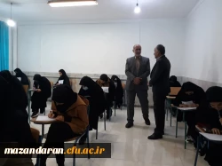بازدید سرپرست دانشگاه فرهنگیان استان مازندران از برگزاری امتحانات  5