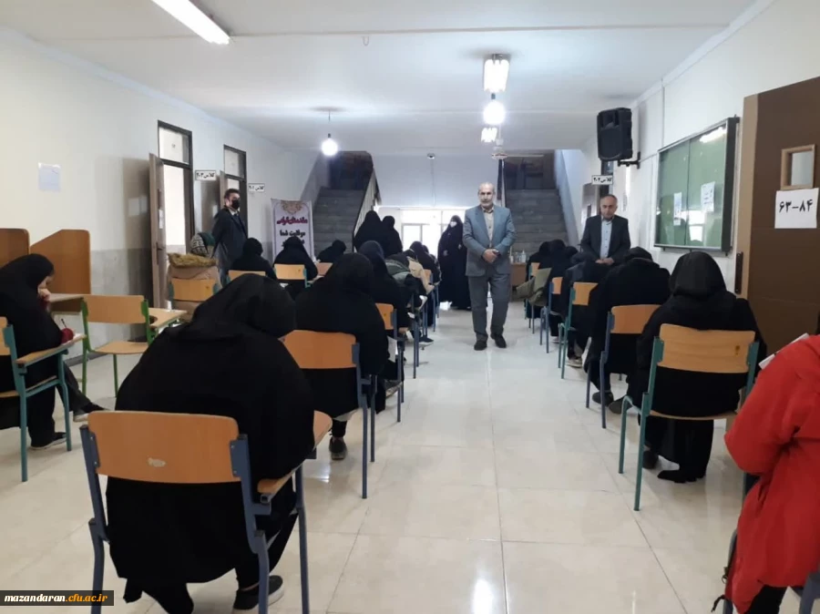 بازدید سرپرست دانشگاه فرهنگیان استان مازندران از برگزاری امتحانات  6
