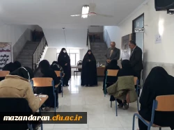 بازدید سرپرست دانشگاه فرهنگیان استان مازندران از برگزاری امتحانات  7