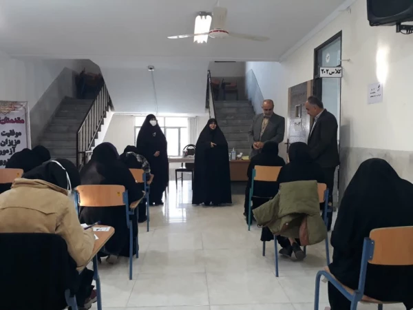 بازدید سرپرست دانشگاه فرهنگیان استان مازندران از برگزاری امتحانات  7