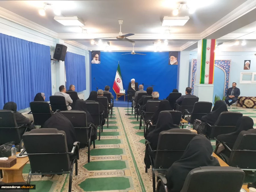 دیدار با حضرت آیت ا... محمدی لائینی امام جمعه شهرستان ساری  2