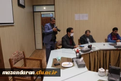 نشست رئیس دانشگاه فرهنگیان مازندران با کارکنان پردیس دکتر شریعتی سار ی  7