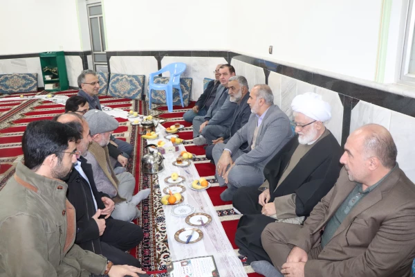 شرکت درمراسم ترحیم ام الشهید هادی زاهدی تیر 3