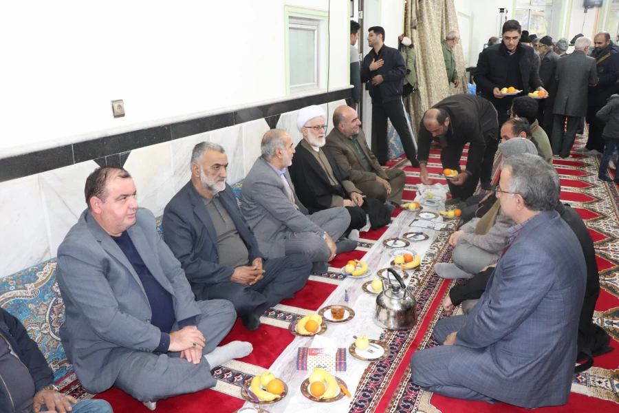 شرکت درمراسم ترحیم ام الشهید هادی زاهدی تیر 4