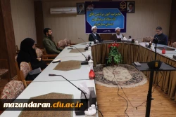 نشست هم اندیشی  برگزاری دوره آموزشی طرح معراج (نماز) دردانشگاه فرهنگیان مازندران   3