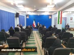 دیدار با آیت الله محمدی لائینی نماینده ولی فقیه در استان مازندران و امام جمعه شهرستان ساری 6