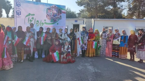 حضور دانشجویان پردیس فاطمه الزهرا (س) ساری در جشنواره اقوام از 28 بهمن لغایت 1 اسفند1401 2