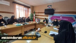 جلسه هم اندیشی با حضور ریاست پردیس فاطمه الزهرا(س) ساری 2