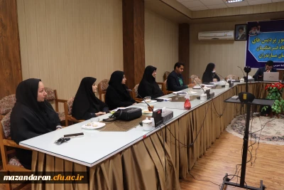جلسه  شورای  پژوهشی  دانشگاه فرهنگیان مازندران
