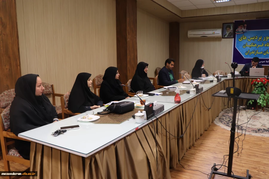 جلسه  شورای  پژوهشی  دانشگاه فرهنگیان مازندران 2