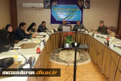 جلسه  شورای  پژوهشی  دانشگاه فرهنگیان مازندران 6