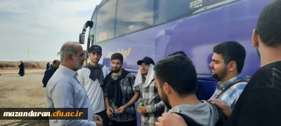 بازدید دکترمهدوی رئیس دانشگاه فرهنگیان مازندران ازمنطقه عملیاتی جنوب کشورخرمشهر(راهیان نور)