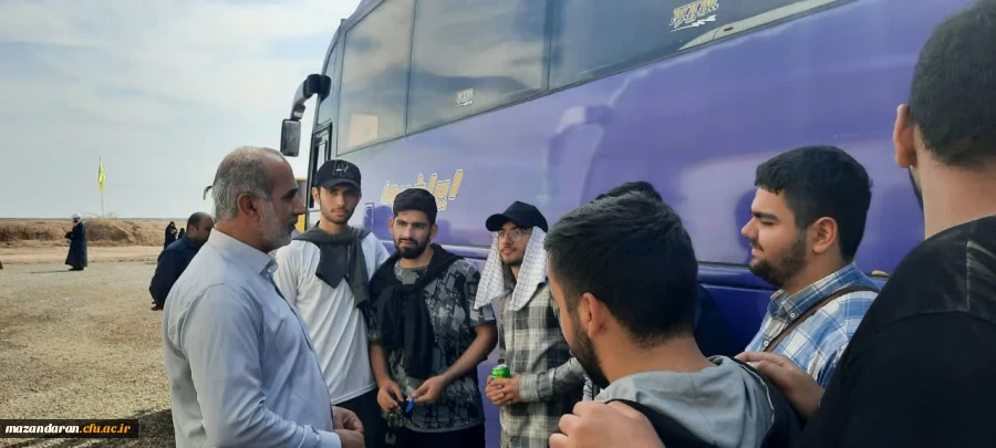 بازدید دکترمهدوی رئیس دانشگاه فرهنگیان مازندران ازمنطقه عملیاتی جنوب کشورخرمشهر(راهیان نور) 2