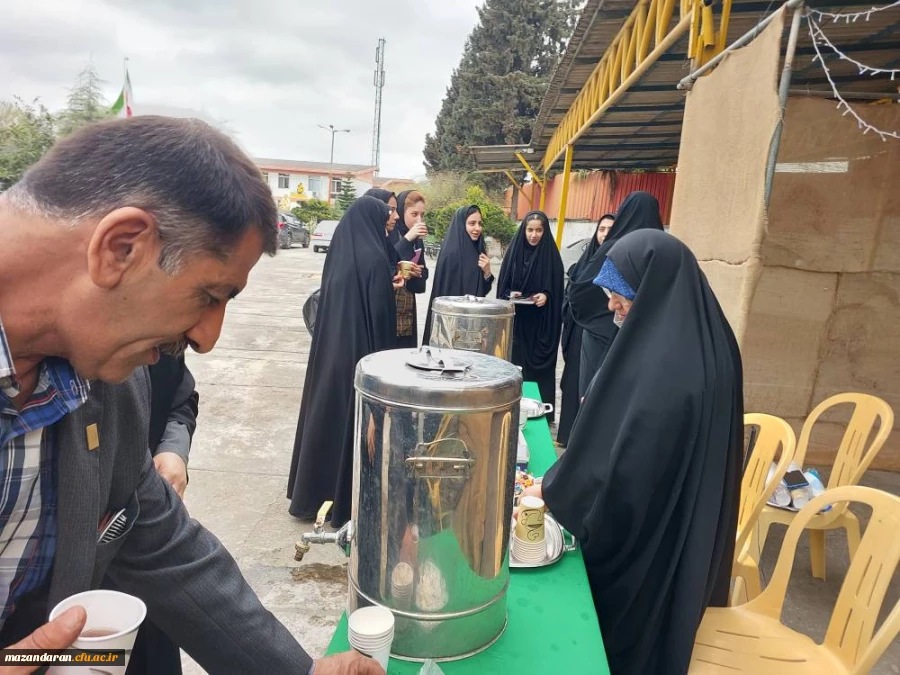  ایستگاه صلواتی با همکاری پرسنل مرکز حضرت فاطمه (س) قائمشهر  2