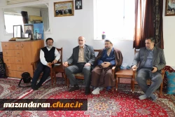 عیادت رئیس دانشگاه فر هنگیان مازندران ازمسئول نهاد نمایندگی دانشگاه فرهنگیان مازند ران   3