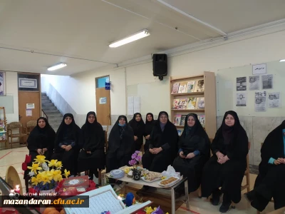 تقدیر از خانم دکتر دابوئی سرپرست سابق پردیس فاطمه الزهرا(س) ساری