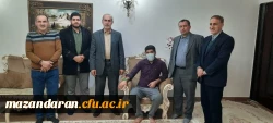 دیدار رئیس دانشگاه فرهنگیان مازندران با دانشجو معلم  2