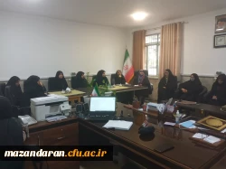 اولین جلسه شورای اداری پردیس فاطمه الزهرا(س) ساری در سال1402 2