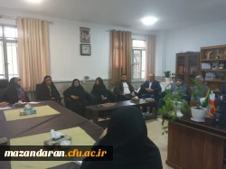 اولین جلسه شورای اداری پردیس فاطمه الزهرا(س) ساری در سال1402 2