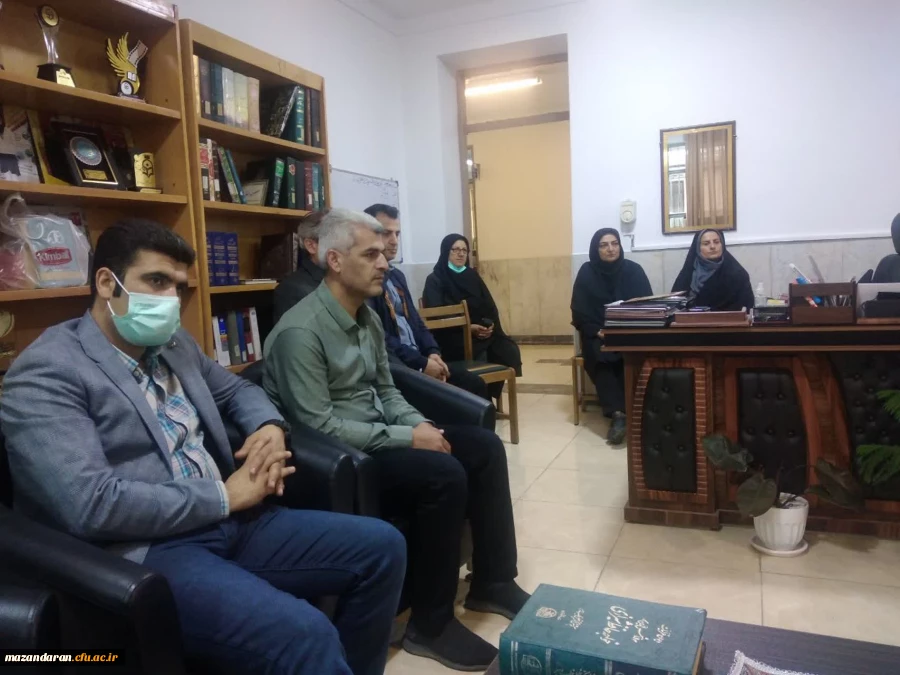 اولین جلسه شورای اداری پردیس فاطمه الزهرا(س) ساری در سال1402 2