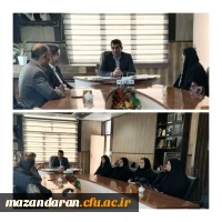 دیدار نوروزی ریاست و جمعی از کارکنان دانشگاه فرهنگیان مرکز حضرت فاطمه (س) قائمشهر با ریاست محترم آموزش و پرورش شهرستان قائمشهر  2