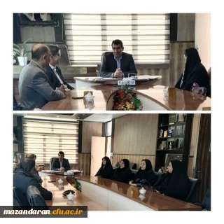 دیدار نوروزی ریاست و جمعی از کارکنان دانشگاه فرهنگیان مرکز حضرت فاطمه (س) قائمشهر با ریاست محترم آموزش و پرورش شهرستان قائمشهر 