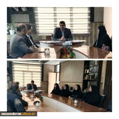 دیدار نوروزی ریاست و جمعی از کارکنان دانشگاه فرهنگیان مرکز حضرت فاطمه (س) قائمشهر با ریاست محترم آموزش و پرورش شهرستان قائمشهر 