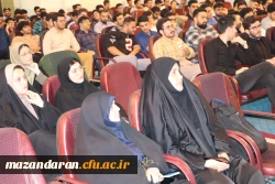 نشست صمیمی  معاون ستاد اقامه نماز کشور در پردیس دکتر شریعتی ساری   6