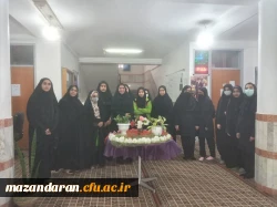 بازدید دانش آموزان دبیرستان فرزانگان ساری از پردیس فاطمه الزهرا (س) ساری 2