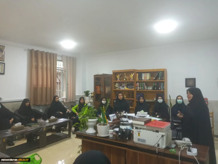 بازدید دانش آموزان دبیرستان فرزانگان ساری از پردیس فاطمه الزهرا (س) ساری 2