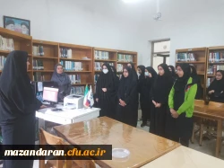 بازدید دانش آموزان دبیرستان فرزانگان ساری از پردیس فاطمه الزهرا (س) ساری 2