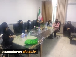 بازدید دانش آموزان دبیرستان فرزانگان ساری از پردیس فاطمه الزهرا (س) ساری 2