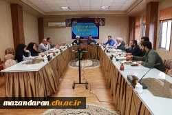 جلسه شورای   فرهنگی ، اجتماعی وامور دانشجویی دانشگاه فرهنگیان مازندران 5