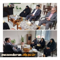 نشست صمیمی ریاست دانشگاه فرهنگیان مرکز حضرت فاطمه (س)قائمشهر و مدیر اداره آموزش و پرورش شهرستان قائمشهر  2