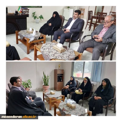 نشست صمیمی ریاست دانشگاه فرهنگیان مرکز حضرت فاطمه (س)قائمشهر و مدیر اداره آموزش و پرورش شهرستان قائمشهر