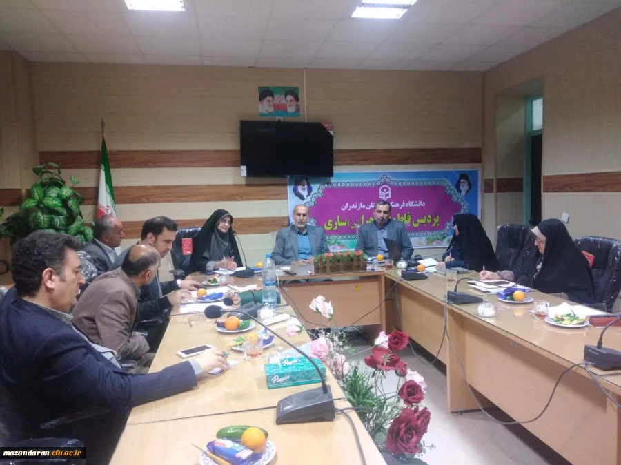 جلسه شورای اداری با حضور جناب آقای دکتر مهدوی ریاست محترم دانشگاه فرهنگیان مازندران 2