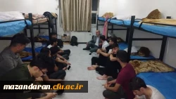 بازدید رئیس دانشگاه فرهنگیان  از اردو زیارتی  اولی  ها ویژه دانشجو معلمان دانشگاه فرهنگیان مازندران  در مشهد مقدس 3