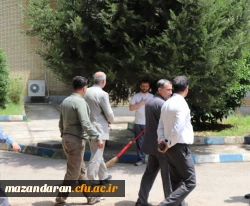 زیبا سازی و بازسازی دوره ای فضای سبز پردیس دکتر شریعتی 2