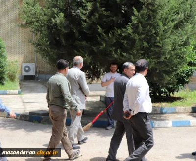 زیبا سازی و بازسازی دوره ای فضای سبز پردیس دکتر شریعتی