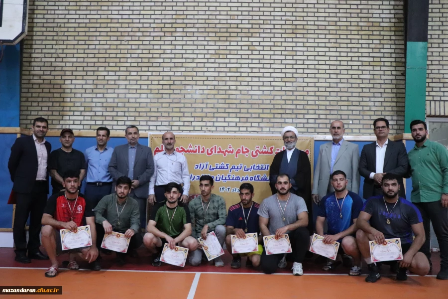 مسابقات انتخابی کشتی دانشگاه فرهنگیان