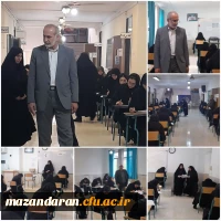 بازدید رییس دانشگاه فرهنگیان مازندران از نحوه برگزاری امتحانات 3