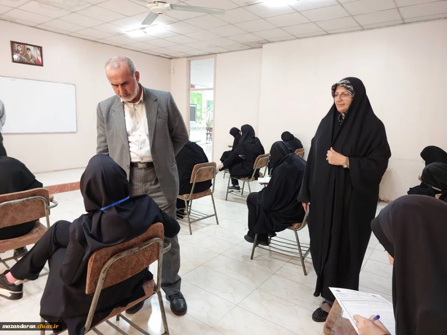 بازدید مدیریت امور پردیس ها به همراه مسئول نظارت و ارزیابی دانشگاه فرهنگیان استان مازندران  

 2