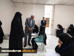 بازدید مدیریت امور پردیس ها به همراه مسئول نظارت و ارزیابی دانشگاه فرهنگیان استان مازندران  

 3