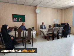 بازدید مدیریت امور پردیس ها به همراه مسئول نظارت و ارزیابی دانشگاه فرهنگیان استان مازندران  

 2