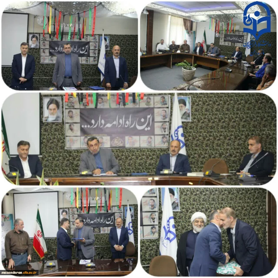 مراسم تودیع معاون هماهنگی مرکز آموزش عالی شهید رجایی بابل 2