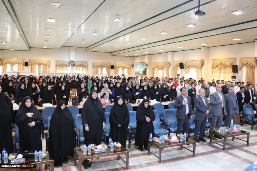 آیین دانش آموختگی دانشجویان ورودی سال ۱۳۹۸ دانشگاه فرهنگیان مازندران 2