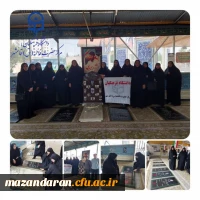 حضور در گلزار شهدای سیدملال قائمشهر 2