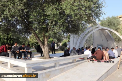 مراسم هفتگی زیارت عاشورا در جوار مزار شهید  گمنام