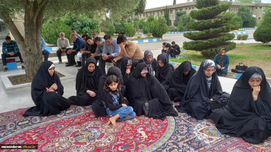 مراسم عزای روز رحلت پیامبر ( ص ) در پردیس دکتر شریعتی 3