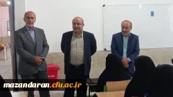 بازدید رییس دانشگاه فرهنگیان استان مازندران از فرآیند گزینش در نوشهر 2